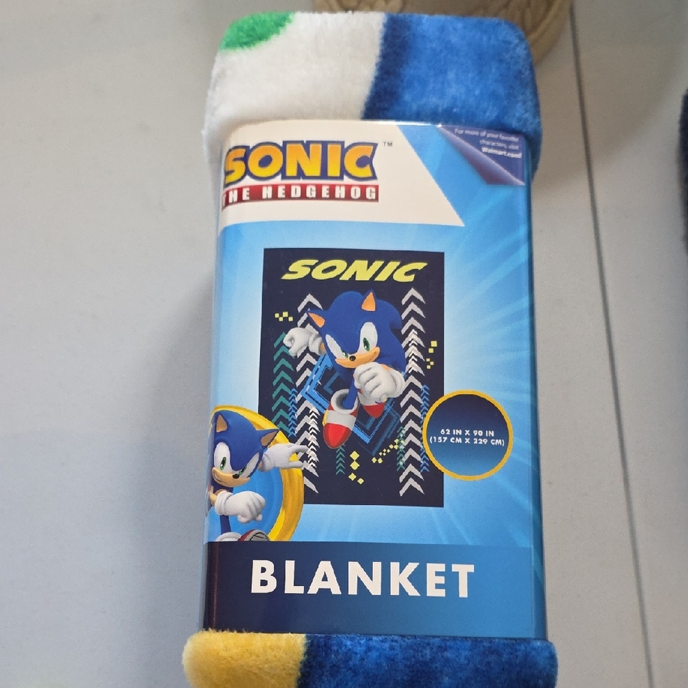 Blue and White Blanket
